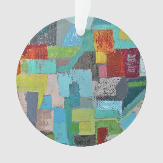 Manteau de plusieurs couleurs Ornement acrylique (devant)