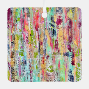 Manteau de plusieurs couleurs Ornement métallique