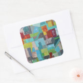 Manteau de plusieurs couleurs Stickers (Enveloppe)