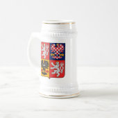 Manteau de République Tchèque de tasse de bras (Devant gauche)