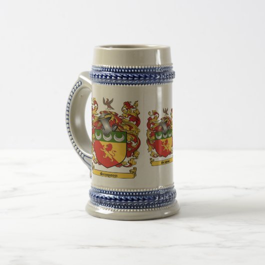 Manteau de Simpson de tasse de bras (Devant gauche)