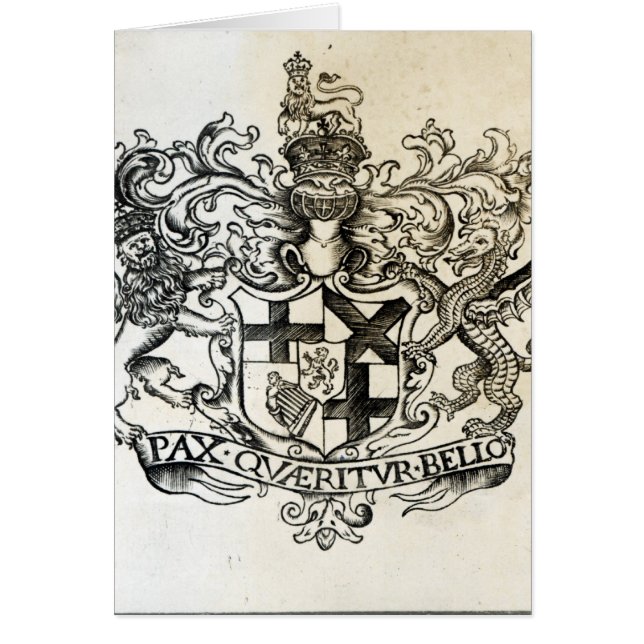 Manteau des bras d'Oliver Cromwell (Devant)