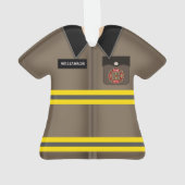 Manteau d'intervention de pompier (dos)