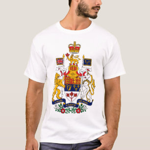 Manteau du Canada de T-shirt de bras