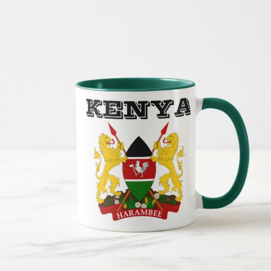Manteau du KENYA de tasse de bras (Droite)