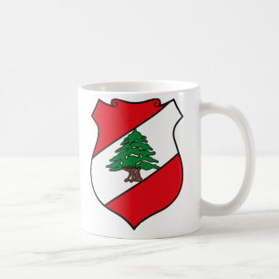 Manteau du Liban de tasse de bras