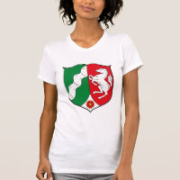 Manteau du Nordrhein-Westfalen de T-shirt de bras