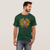 Manteau du Portugal de T-shirt de bras (Devant entier)