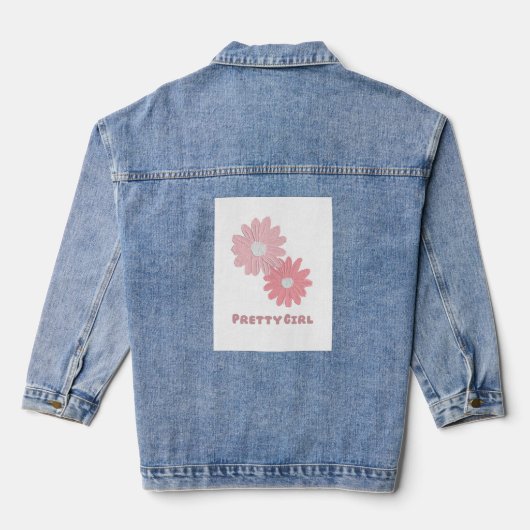Manteau en jean pour filles (Verso)