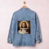 Manteau en jean Protect Thy Neighbor (Hangar)
