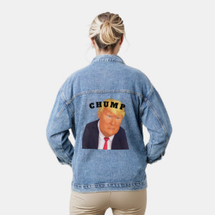 Manteau en jean Trump/Crétin