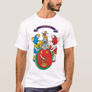 Manteau hongrois de famille de Torok de T-shirt de