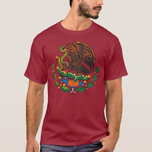 Manteau mexicain de T-shirt de bras (Devant)