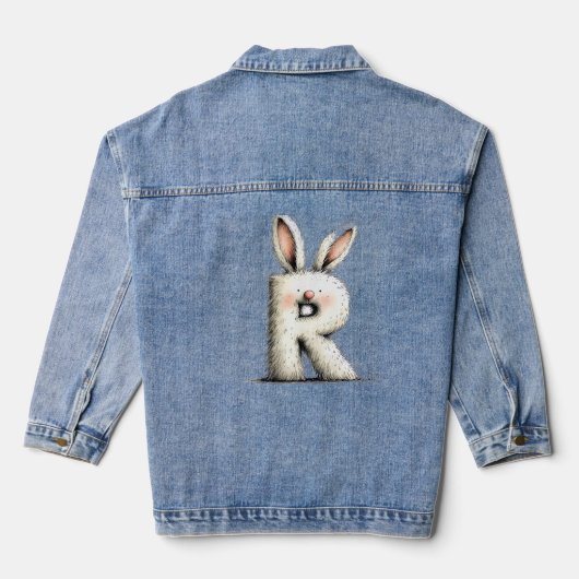 Manteau pour filles avec impression initiale R sty (Verso)