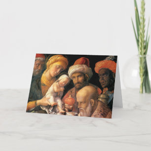 Mantegna Aanbidding van de Wijzen Feestdagen Kaart
