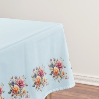 Mantel Azul Flores para Celebrar Tafelkleed