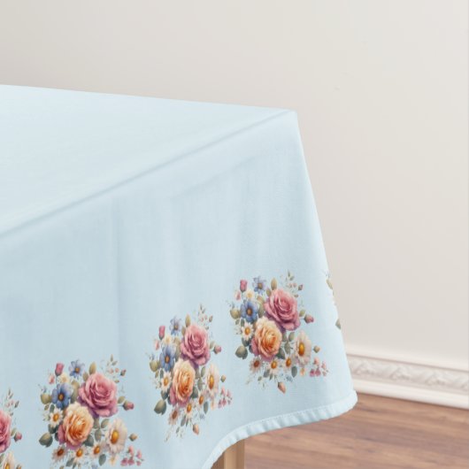 Mantel Azul Flores para Celebrar Tafelkleed (Voorbeeld)