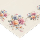 Mantel  Beige Flores para Celebrar Tafelkleed (Gekanteld)