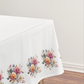 Mantel Blanco Flores para Celebrar Tafelkleed