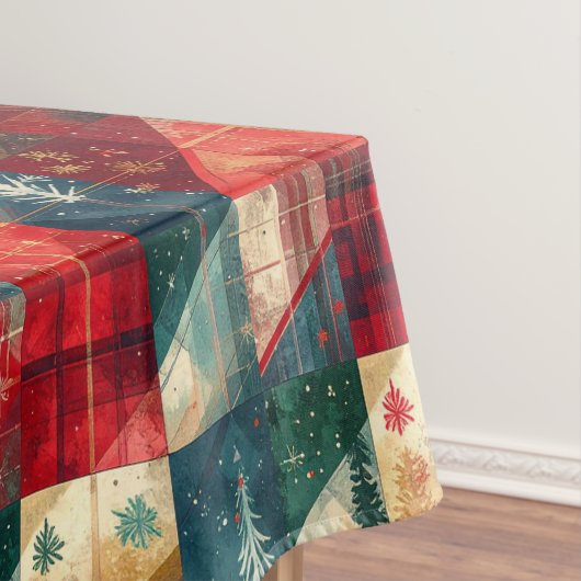 Mantel Navideño Tartán Tafelkleed (Voorbeeld)