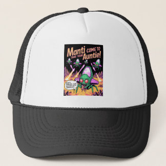 Manti Aliens Ontvoeringsparty! Defender Arcade '81 Trucker Pet