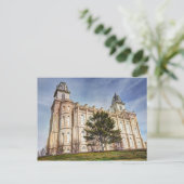 Manti LDS Mormon Temple Briefkaart (Staand voorkant)