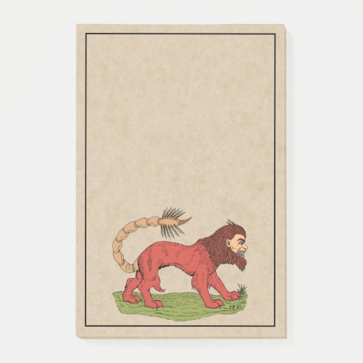 Manticore Post-it® Notes (Voorkant)