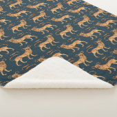 Manticore sur la couverture Sherpa Bleu foncé (3/4)