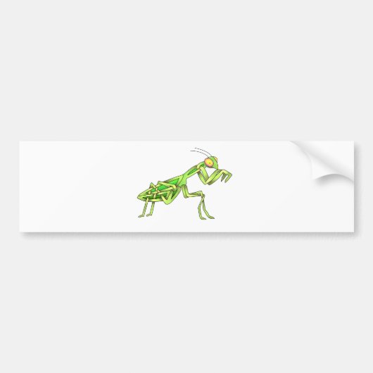 Mantis Bumpersticker (Voorkant)