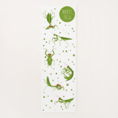 Mantis insect Yoga mat (Achterkant)