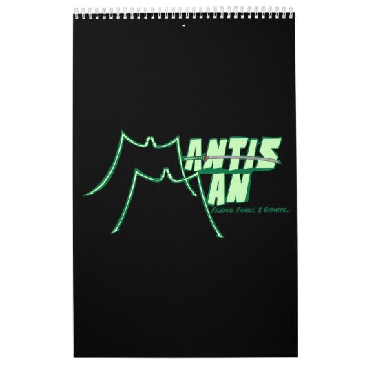 Mantis Man "Vrienden, familie en vijanden" Kalende Kalender (Hoes)