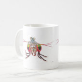 Mantis Shrimp double afbeelding Mok (Voorkant links)