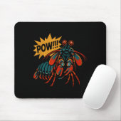 Mantis Shrimp W Punch Funny Ocean Animal  Muismat (Met muis)