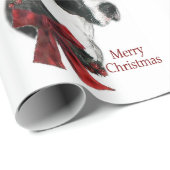 Mantle Great Dane Kerstmis Cadeaupapier (Rol Hoek)