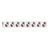 Mantle Great Dane Kerstmis Grosgrain Lint (Voorkant)
