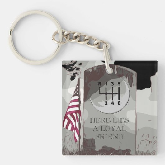 MANUAL Tombstone Sleutelhanger (Voorkant)