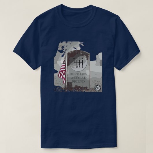 MANUAL TOMBSTONE T-Shirt (Design voorkant)