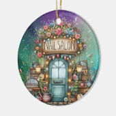 Manucure Nail Salon Ornement céramique (Gauche)