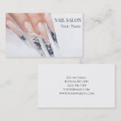 Manucures élégantes Clelsalon Carte de visite (Devant / Derrière)
