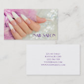 Manucures élégantes Clelsalon Carte de visite (Devant / Derrière)
