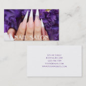 Manucures élégantes Clelsalon Carte de visite (Devant / Derrière)