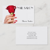 Manucures élégantes Clelsalon Carte de visite (Devant / Derrière)