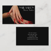 Manucures élégantes Clelsalon Carte de visite (Devant / Derrière)