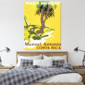 Manuel Antonio, Costa Rica, poster van het oogstja Canvas Afdruk (Insitu (Slaapkamer))