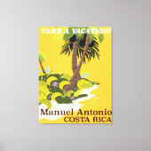 Manuel Antonio, Costa Rica, poster van het oogstja Canvas Afdruk (Voorkant)