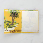 Manuel Antonio, Costa Rica, poster van het oogstja Feestdagen Kaart (Binnen)