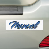 Manuel Blue Autocollants (En voiture)