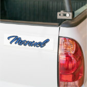 Manuel Blue Autocollants (Sur camion)