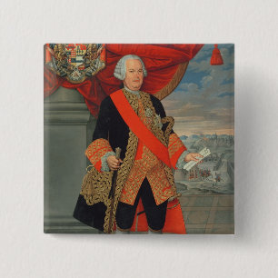 Manuel de Amat y Juniet Vierkante Button 5,1 Cm