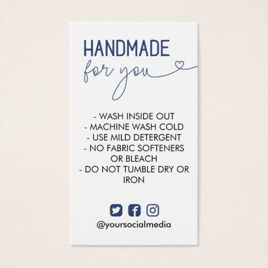 Manuel de marine pour vous instructions de lavage (Devant)